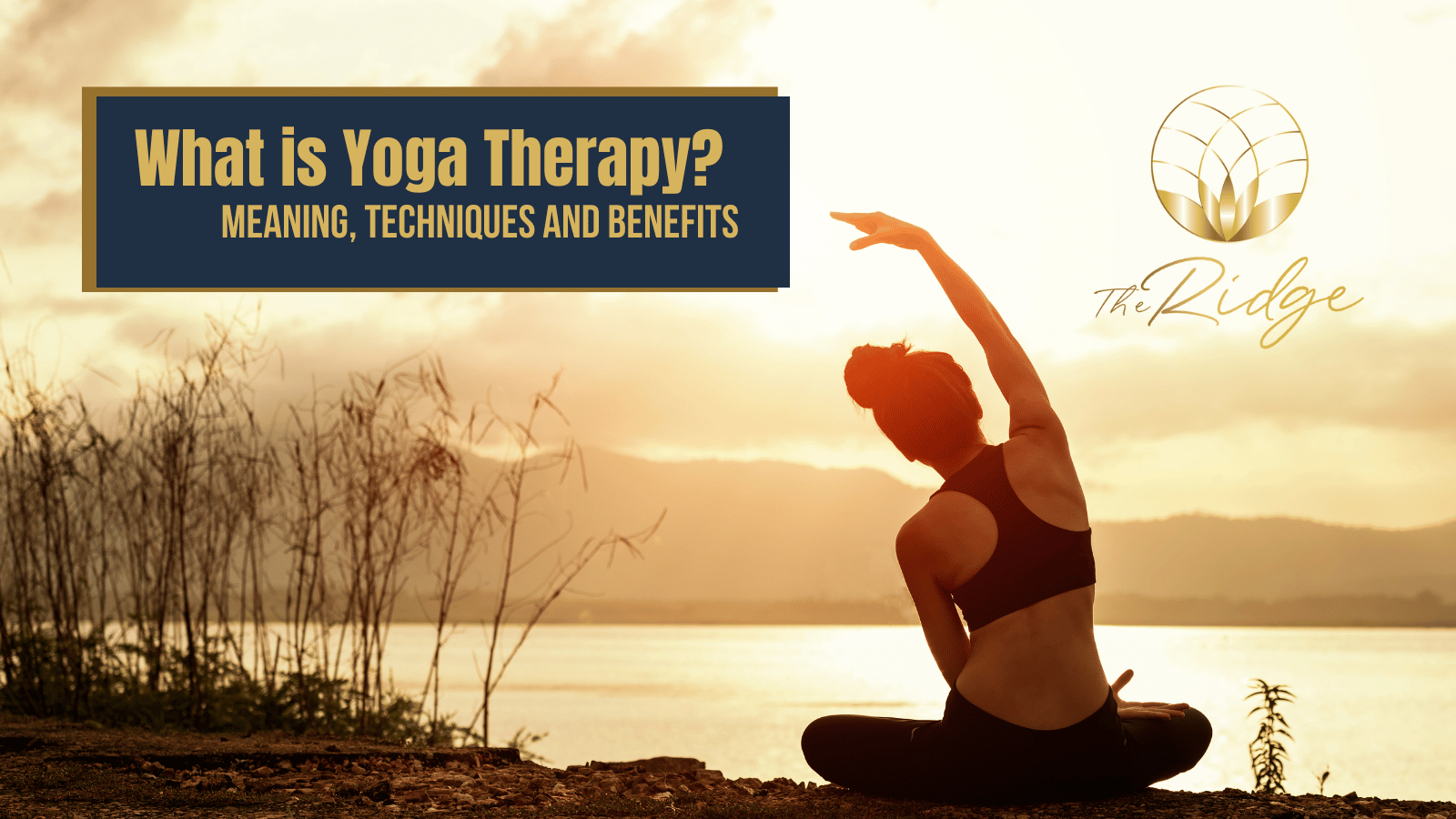 Women Doing Yoga in front of the pond at The Ridge Women Doing Yoga in front of the pond at The Ridge