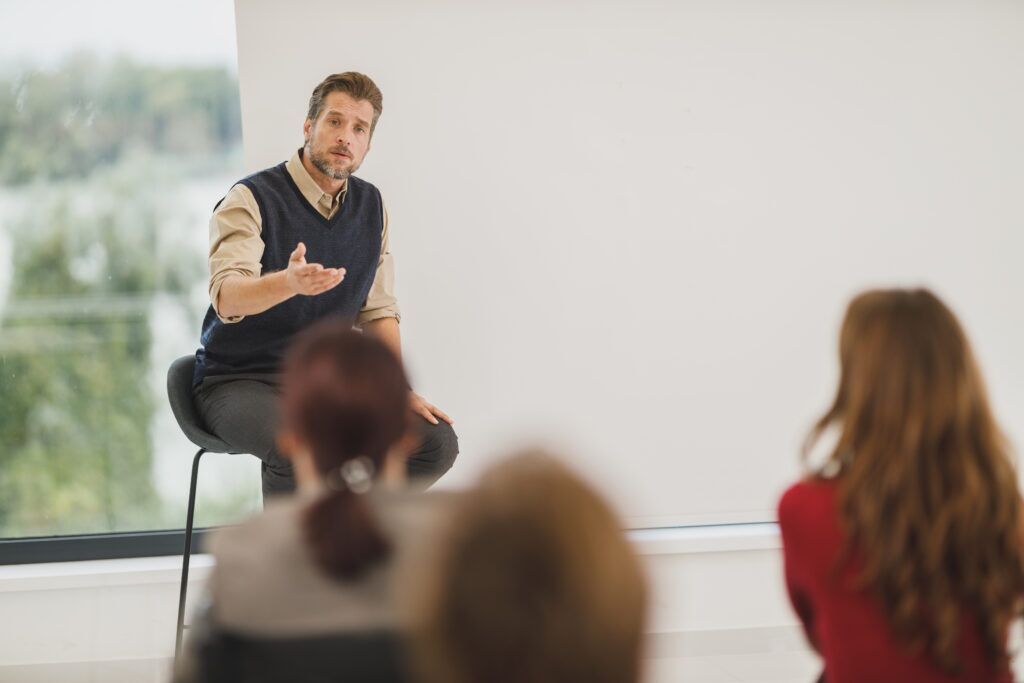 Joining Support Group for Alcohol Abuse