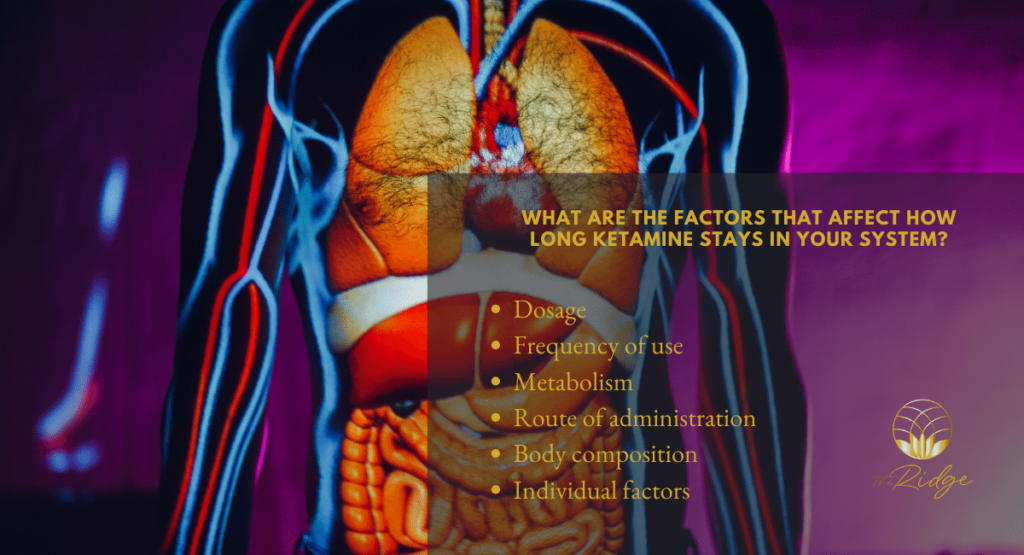 What are the Factors That Affect How Long Ketamine Stays in Your System?