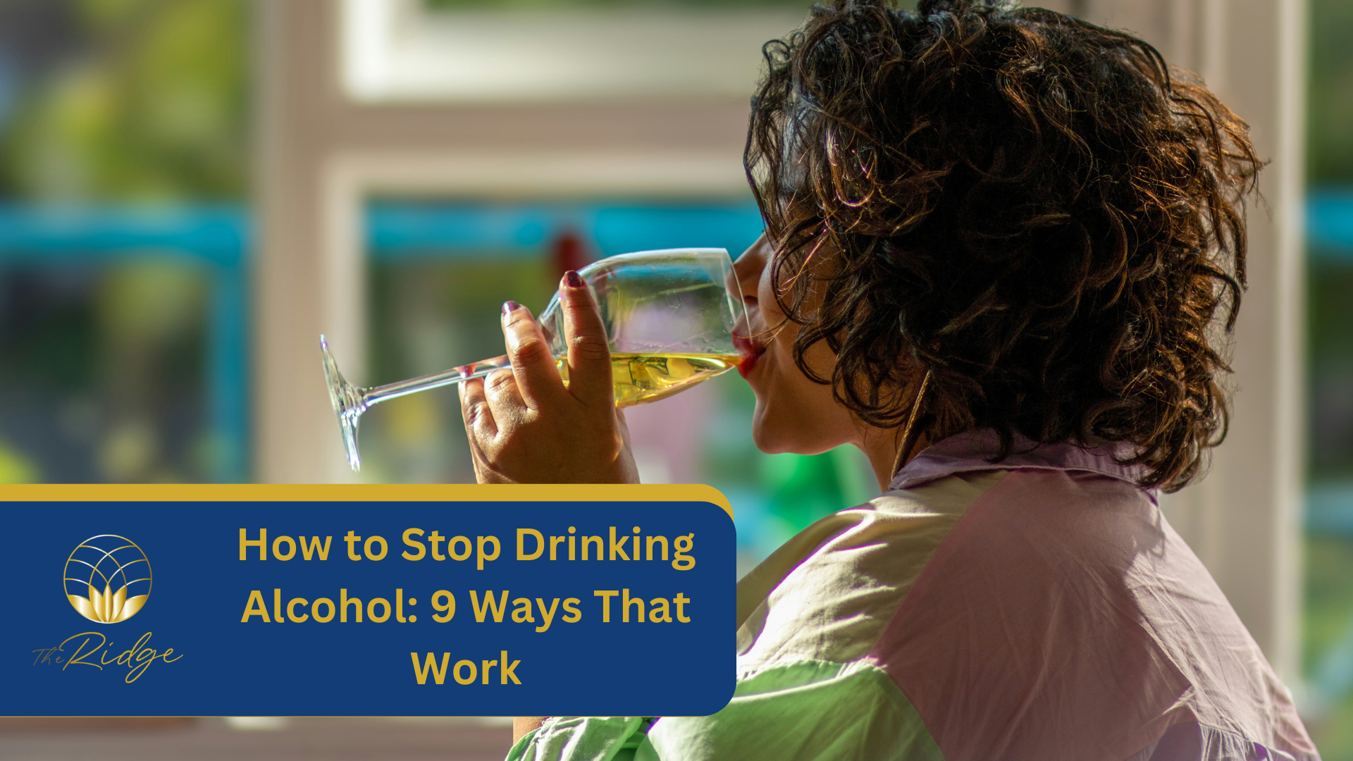 how to stop drinking alcohol